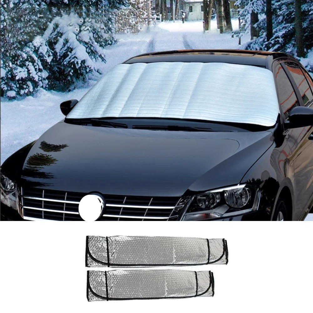 Foldable Car Front Rear Snow Cover Sunshade Auto Windowscreen Shading Sun Shade Visors Windshield Block Automobiles Accessories
Foldable Car Front Rear Snow Cover Sunshade Auto Windowscreen Shading Sun Shade Visors Windshield Block Automobiles Accessories
