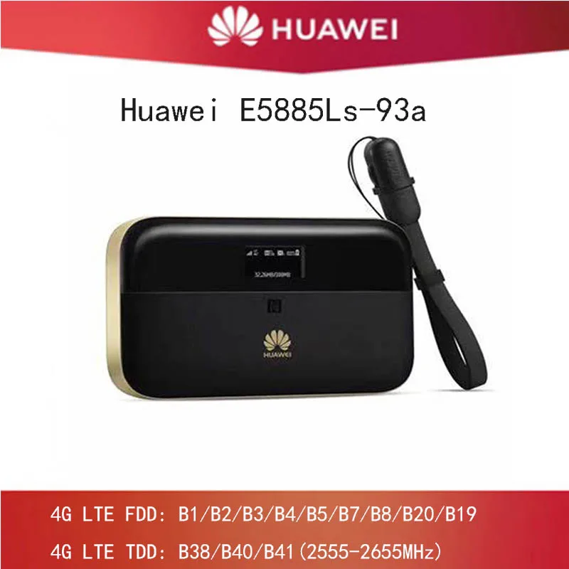 Unlocked Huawei E5885 E5885Ls-93a Mobile WiFi Pro 2 Router 4g Rj45 Cat6 300Mbps Hotspot Pocket 6400mAh Baterry
Unlocked Huawei E5885 E5885Ls-93a Mobile WiFi Pro 2 Router 4g Rj45 Cat6 300Mbps Hotspot Pocket 6400mAh Baterry