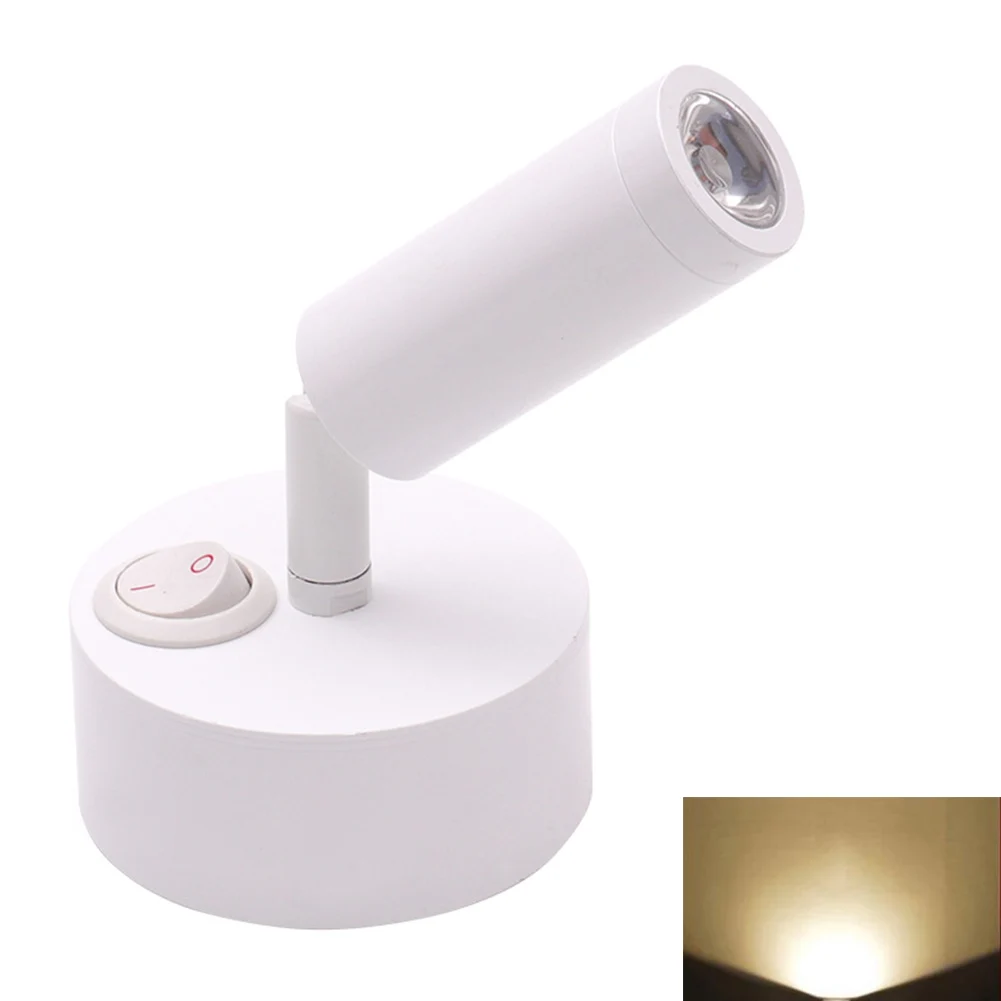 Caravan Bright Bedside Wall Mount Rotating Eye Protection LED Spot Cabinet Reading Light Modern Home Corridor Button Switch
Caravan Bright Bedside Wall Mount Rotating Eye Protection LED Spot Cabinet Reading Light Modern Home Corridor Button Switch