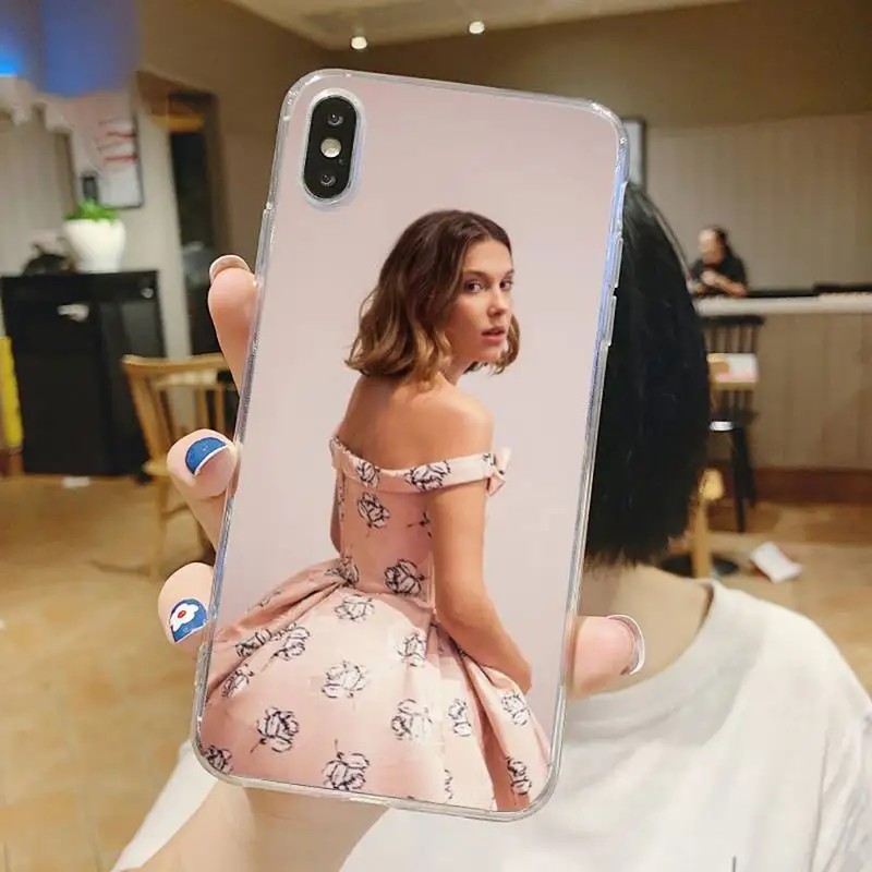 stranger things Millie Bobby Brown Phone Case Transparent for iPhone 6 7 8 11 12 s mini pro X XS XR MAX Plus
stranger things Millie Bobby Brown Phone Case Transparent for iPhone 6 7 8 11 12 s mini pro X XS XR MAX Plus