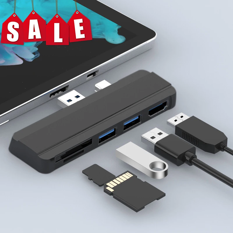 USB 3.0 Port Type-C Hub To -compatible Adapter 4K USB C Hub With Hub 3.0 TF SD Reader For MacBook Pro/Air
USB 3.0 Port Type-C Hub To -compatible Adapter 4K USB C Hub With Hub 3.0 TF SD Reader For MacBook Pro/Air