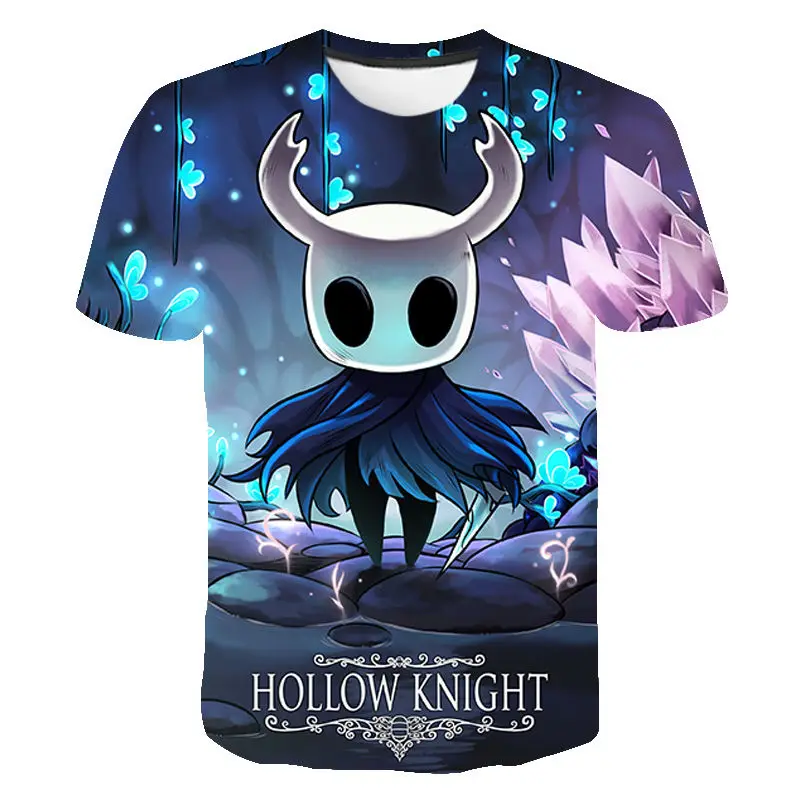 Cartoon Games T-Shirts Hollow Knight 3D Print Streetwear Men Women Fashion O-Neck Short Sleeve T Shirt Kids Boys Girls Tees Tops
Cartoon Games T-Shirts Hollow Knight 3D Print Streetwear Men Women Fashion O-Neck Short Sleeve T Shirt Kids Boys Girls Tees Tops