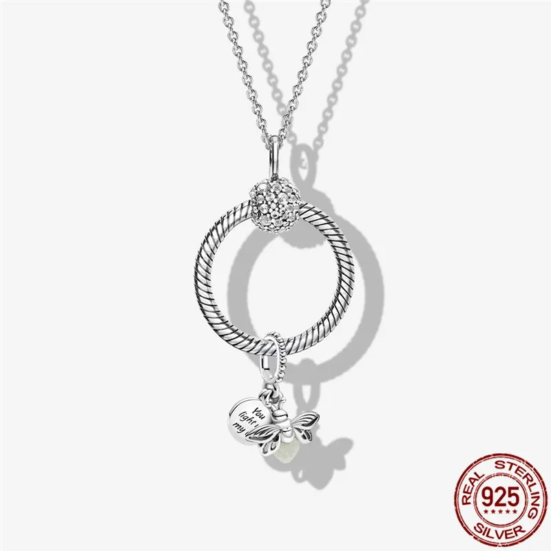 100% Real 925 Sterling Silver Luminous Firefly O Charm Fit Original 3mm Bracelet For Women Birthday Fashion Jewelry Gift
100% Real 925 Sterling Silver Luminous Firefly O Charm Fit Original 3mm Bracelet For Women Birthday Fashion Jewelry Gift