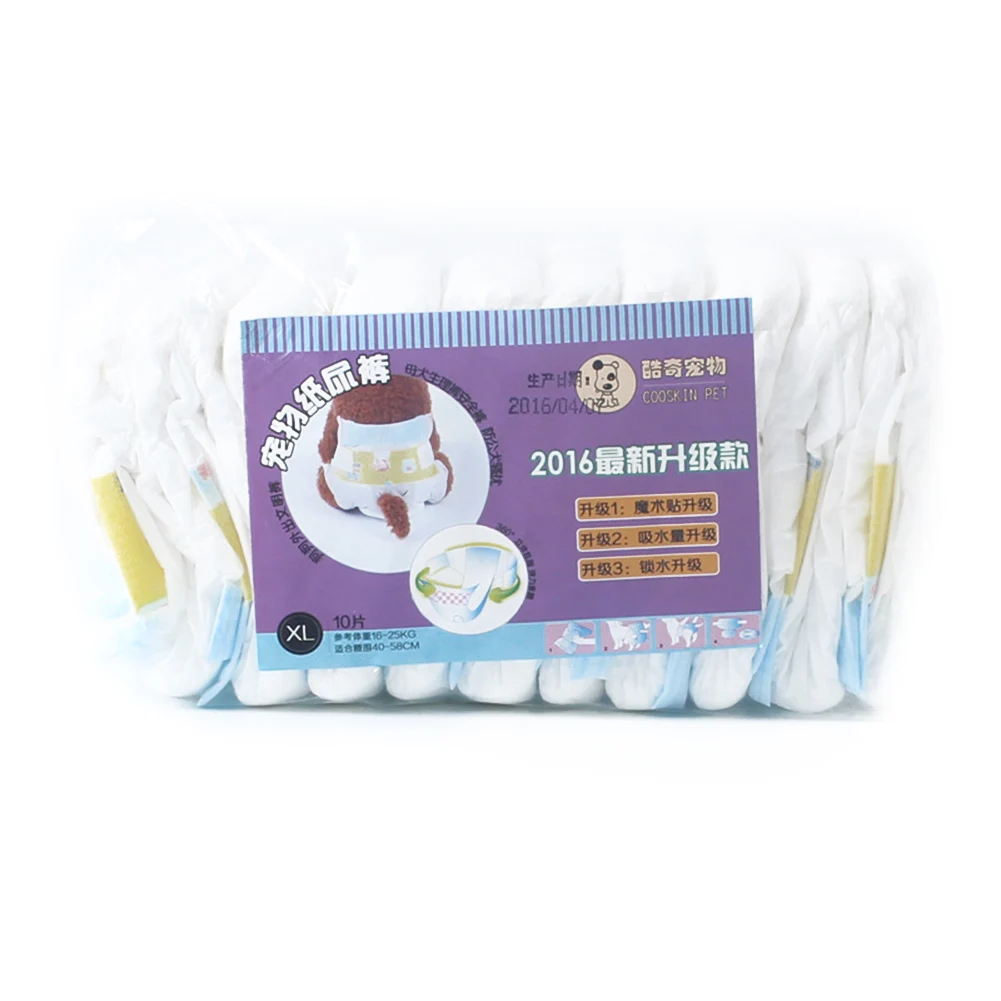 10pcs Pet Dogs Female Ultra Protection Disposable Dog Diapers Pets Products @LS