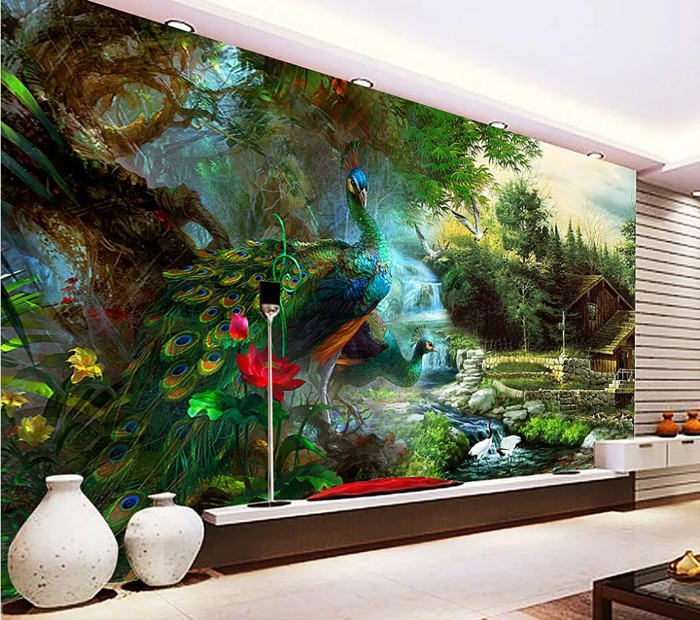 Bacal custom wallpaper peacock 3D photo wall mural wallpaper bedroom living room wallpaper for walls 3d papel de parede
Bacal custom wallpaper peacock 3D photo wall mural wallpaper bedroom living room wallpaper for walls 3d papel de parede