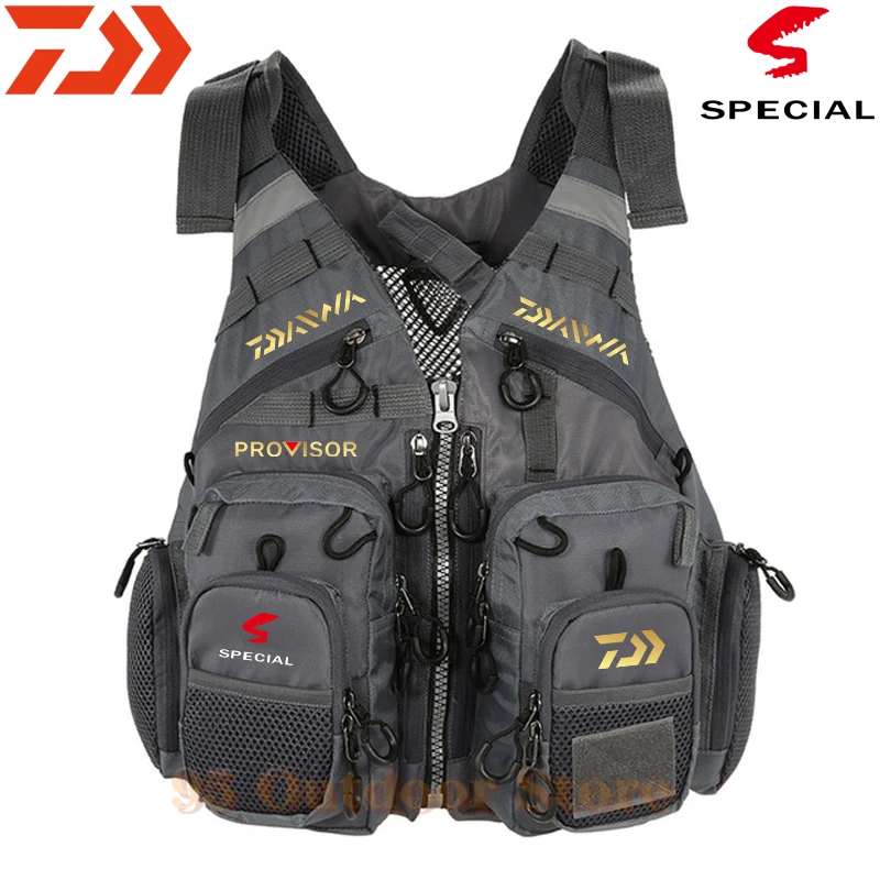 Daiwa Outdoor Breathable Padded Fishing Life Vest 209lb Bearing Life Safety Jacket Dawa Swimming Sailing Waistcoat Utility Vest
Daiwa Outdoor Breathable Padded Fishing Life Vest 209lb Bearing Life Safety Jacket Dawa Swimming Sailing Waistcoat Utility Vest