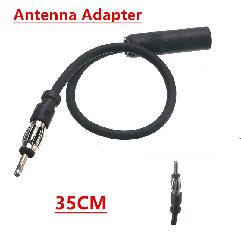 35cm Antenna Extension Cord AM/FM Radio Adapter Extension Cable for Antenna Car Auto Vehicle in Black Cable M/F Connector Plug
35cm Antenna Extension Cord AM/FM Radio Adapter Extension Cable for Antenna Car Auto Vehicle in Black Cable M/F Connector Plug