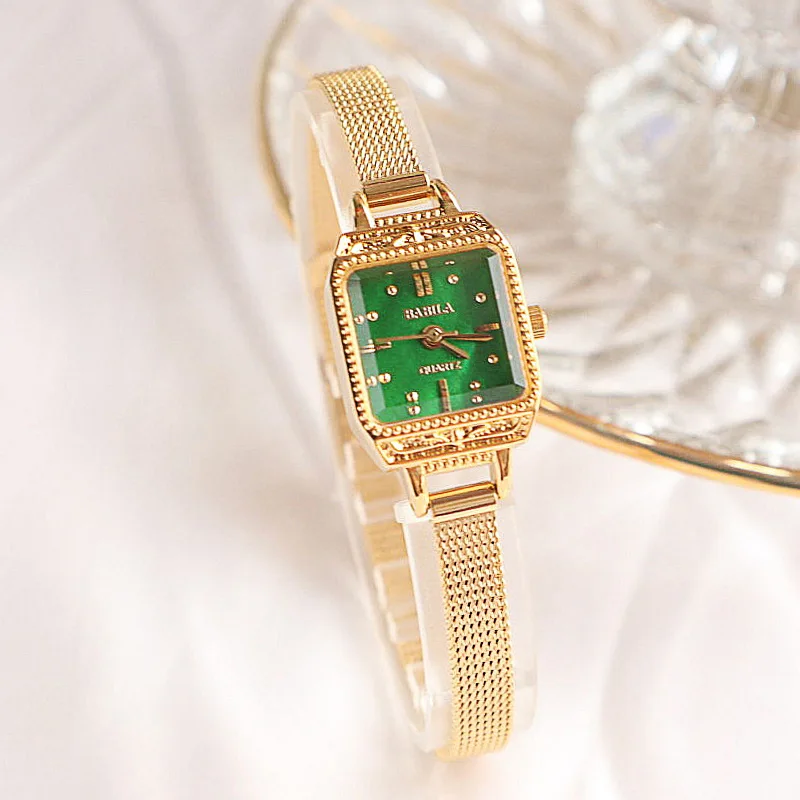 Japanese retro exquisite square leisure small dial womens watch life waterproof imported quartz movement
Japanese retro exquisite square leisure small dial womens watch life waterproof imported quartz movement