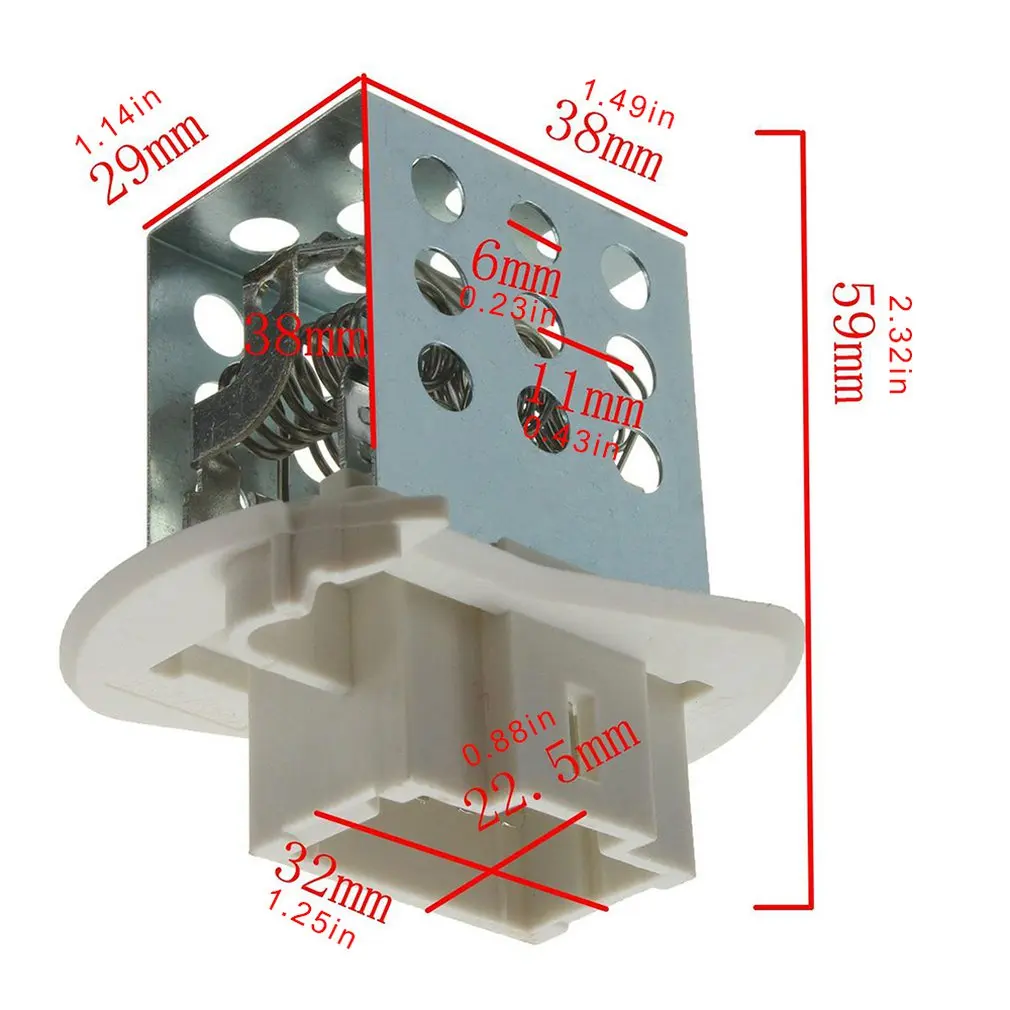 Practical Blower Resistor And Wiring Loom Repair Kit Car Maintenance Tools Fan resistance of blower motor
Practical Blower Resistor And Wiring Loom Repair Kit Car Maintenance Tools Fan resistance of blower motor