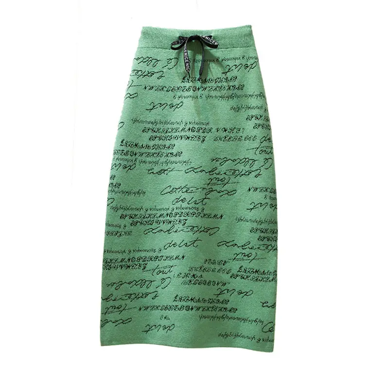 High-quality rabbit fur core-spun yarn skirt autumn and winter midi letter printed knitted skirt high waist pack hip sexy
High-quality rabbit fur core-spun yarn skirt autumn and winter midi letter printed knitted skirt high waist pack hip sexy