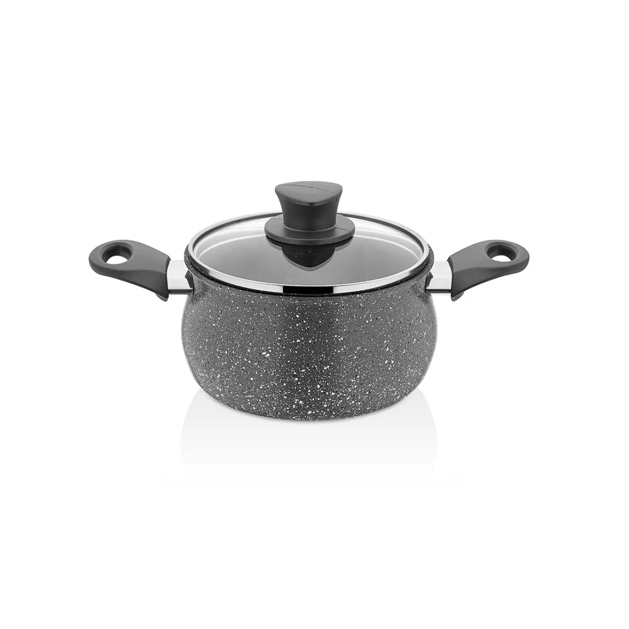 14 Cm Granite Gray Hot Pot 
14 Cm Granite Gray Hot Pot