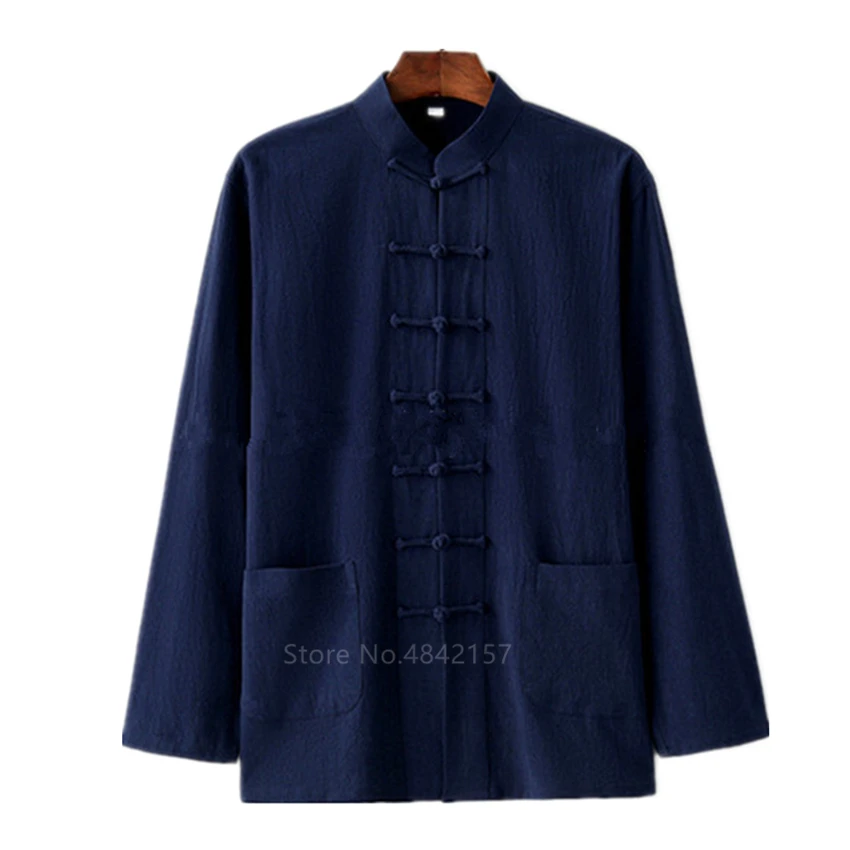 Traditional Chinese Style Cotton Linen Tang Suit Men's Suit Linen Top and Trousers Two-Piece Suit Chinese Style Han Chinese
Traditional Chinese Style Cotton Linen Tang Suit Men's Suit Linen Top and Trousers Two-Piece Suit Chinese Style Han Chinese