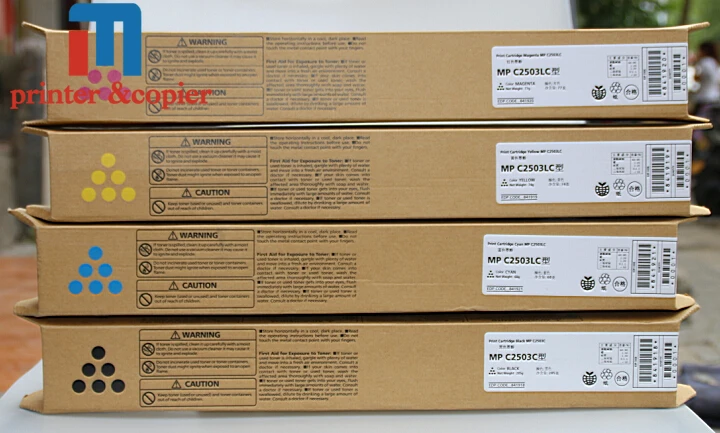 Один набор MPC2003 MPC2503 MPC2011 картридж для копировального аппарата RICOH Aficio MP C2503 2503 C2011