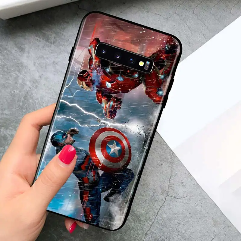 Captain America Marvel for Samsung Galaxy S21 Ultra Plus Note 20 10 9 8 S10 S9 S8 S7 S6 Edge Plus Black Soft Phone Case
Captain America Marvel for Samsung Galaxy S21 Ultra Plus Note 20 10 9 8 S10 S9 S8 S7 S6 Edge Plus Black Soft Phone Case