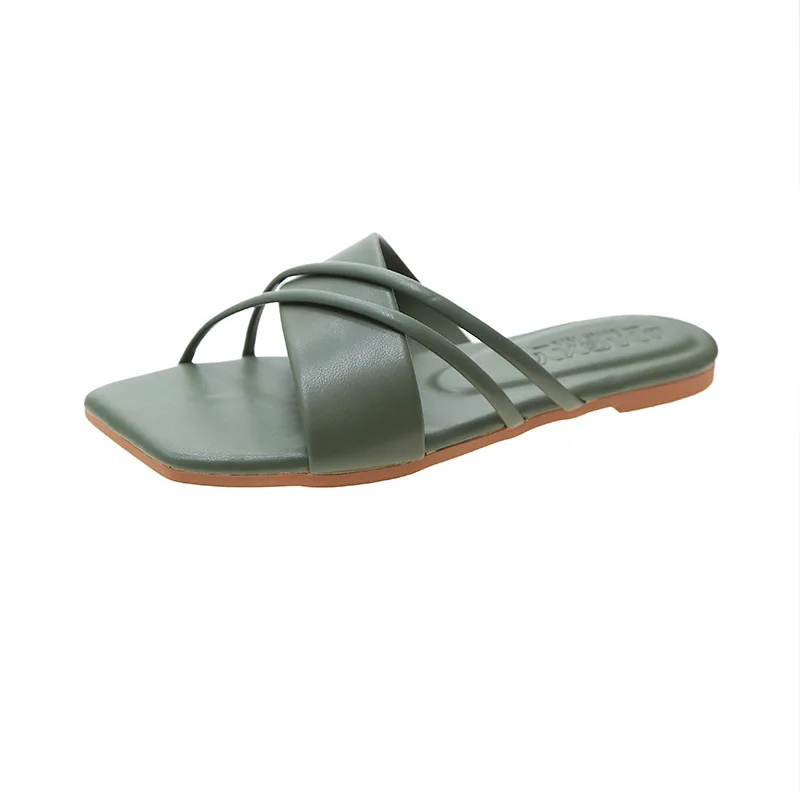 One line slippers for women's wear 2021 new net red with simple thin strip sandals for women's wear
One line slippers for women's wear 2021 new net red with simple thin strip sandals for women's wear