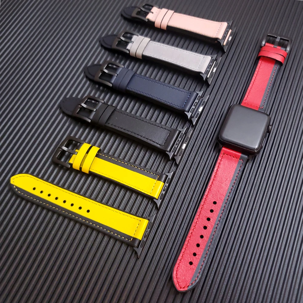 Ремешок кожаный для Apple Watch Series 5 44 мм 40 мм, браслет для iWatch 2 3 4 42 мм 38 мм, аксессуары для часов
Ремешок кожаный для Apple Watch Series 5 44 мм 40 мм, браслет для iWatch 2 3 4 42 мм 38 мм, аксессуары для часов