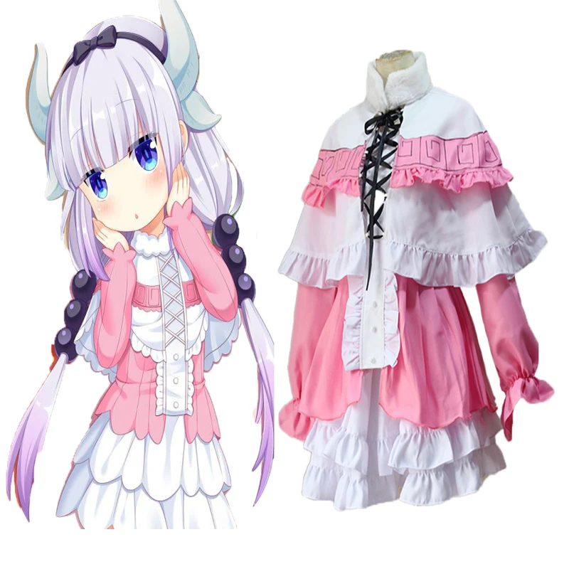 Anime Miss Kobayashi's Dragon Maid Cosplay Costumes Kanna Kamui Cosplay Costume Halloween Kobayashi San Chi No Maid Dragon Dress
Anime Miss Kobayashi's Dragon Maid Cosplay Costumes Kanna Kamui Cosplay Costume Halloween Kobayashi San Chi No Maid Dragon Dress