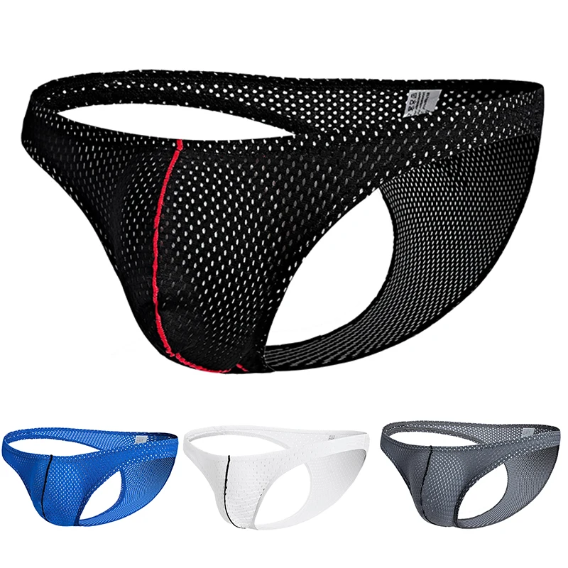 New Hollow Sexy Brief Men Breathable Underwear Mens U Convex Briefs Slik Cuecas Masculina Homme Man Elastic Low-Waist Underpants
New Hollow Sexy Brief Men Breathable Underwear Mens U Convex Briefs Slik Cuecas Masculina Homme Man Elastic Low-Waist Underpants