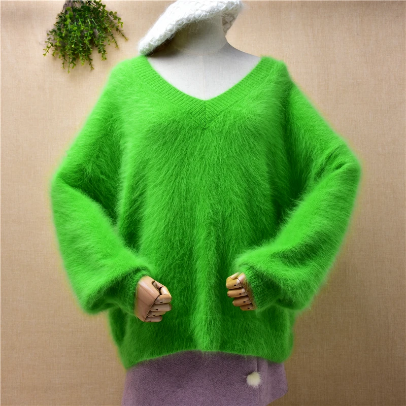 female women fashion green autumn winter clothing mink cashmere knitted long lantern sleeves loose lazy oaf pullover sweater top
female women fashion green autumn winter clothing mink cashmere knitted long lantern sleeves loose lazy oaf pullover sweater top