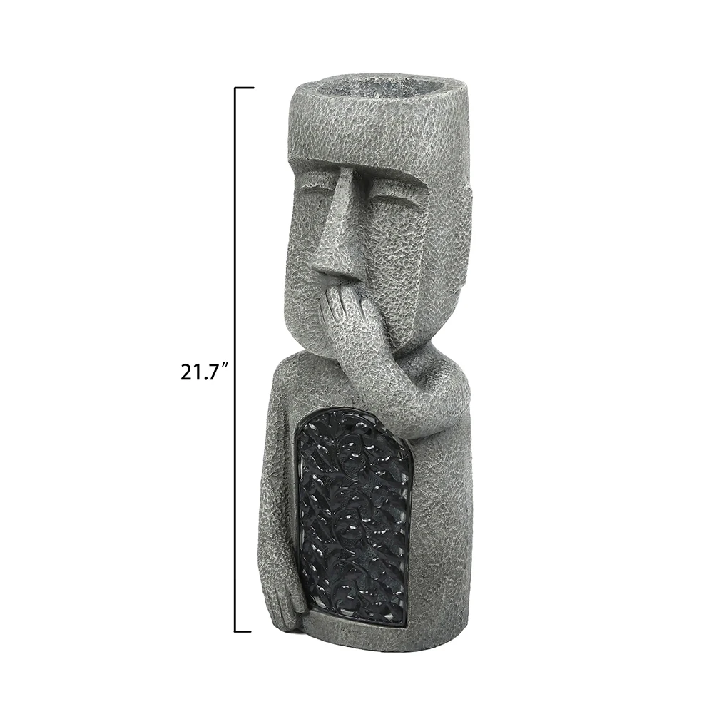 New See Hear Speak No Evil Garden Easter Island Statues Creative Garden Resin Sculpture Outdoor Decoration Garden Supplies PW
New See Hear Speak No Evil Garden Easter Island Statues Creative Garden Resin Sculpture Outdoor Decoration Garden Supplies PW