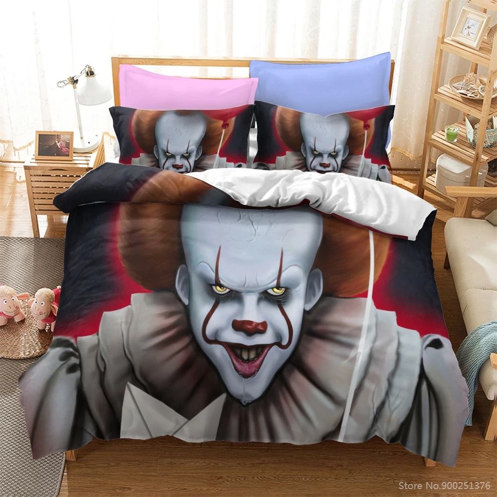3D Printed Horror Movie Stephen King's It Bedding Set Soft Duvet Cover Set Comforter Cover Set Bedclothes for Home Bedroom Gift
3D Printed Horror Movie Stephen King's It Bedding Set Soft Duvet Cover Set Comforter Cover Set Bedclothes for Home Bedroom Gift