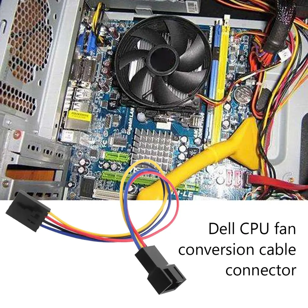 5Pin до 4Pin разъем вентилятора адаптер конвертер удлинитель провода для Dell стили 5 pin