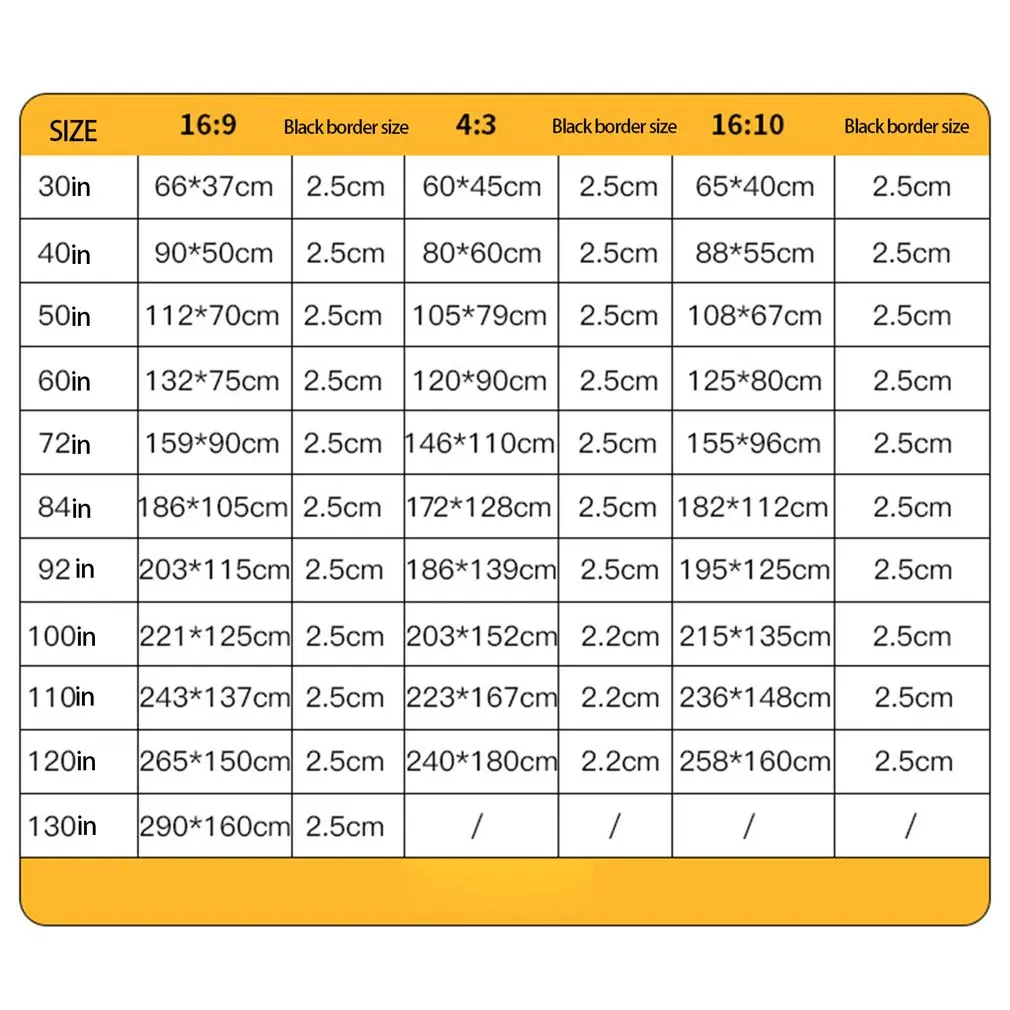 Folding Projector Curtain Polyester Soft Simple Curtain Folding Movie Curtain Projector Home Outdoor Anti-light Curtain
Folding Projector Curtain Polyester Soft Simple Curtain Folding Movie Curtain Projector Home Outdoor Anti-light Curtain