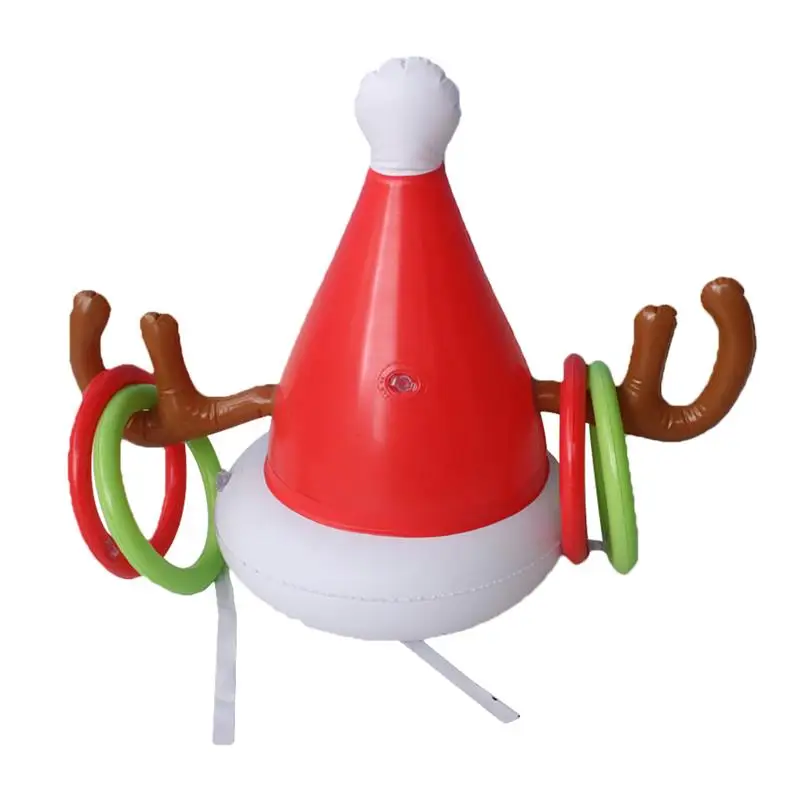 Inflatable Antler Hat Ring Throwing Game Children Outdoor Toy Sports Circle Ferrule Game Parent-Child Interactive Kids Christmas
Inflatable Antler Hat Ring Throwing Game Children Outdoor Toy Sports Circle Ferrule Game Parent-Child Interactive Kids Christmas
