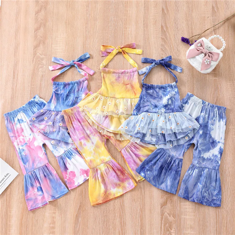 Комплект детской одежды с принтом, топ без рукавов с открытой спиной и лямкой на шее + расклешенные брюки, летняя повседневная Милая одежда д...
Комплект детской одежды с принтом, топ без рукавов с открытой спиной и лямкой на шее + расклешенные брюки, летняя повседневная Милая одежда д...