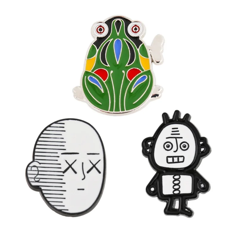 Japanese cartoon anime character brooch cute robot frog badge gift for children safety pin drip oil decoration accessories
Japanese cartoon anime character brooch cute robot frog badge gift for children safety pin drip oil decoration accessories