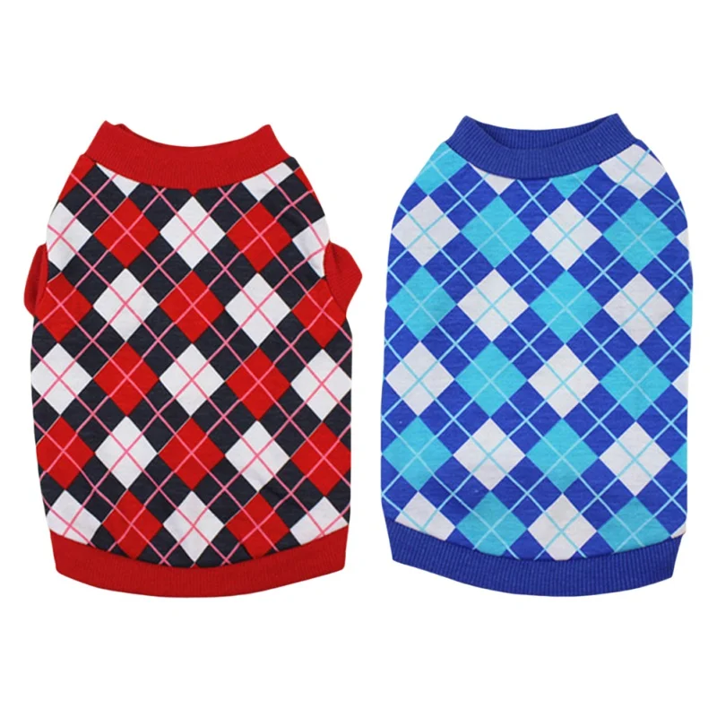 Pet Dressing Up British Style Plaid Dog Clothes Dogs Vest Cotton Winter Warm T-Shirt for Small Medium Puppy Cat Pet Supplies
Pet Dressing Up British Style Plaid Dog Clothes Dogs Vest Cotton Winter Warm T-Shirt for Small Medium Puppy Cat Pet Supplies