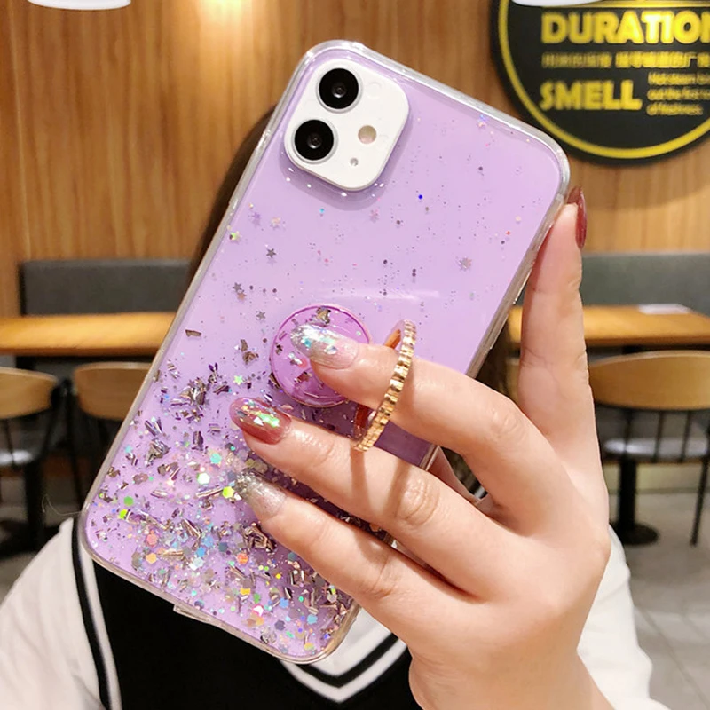 Luxury Lace Ring Holder Phone Covers for Xiaomi Mi 11T Pro Poco X3 NFC Clear Glitter Case for Redmi Note 10 ProMax 10s 10X Coque
Luxury Lace Ring Holder Phone Covers for Xiaomi Mi 11T Pro Poco X3 NFC Clear Glitter Case for Redmi Note 10 ProMax 10s 10X Coque