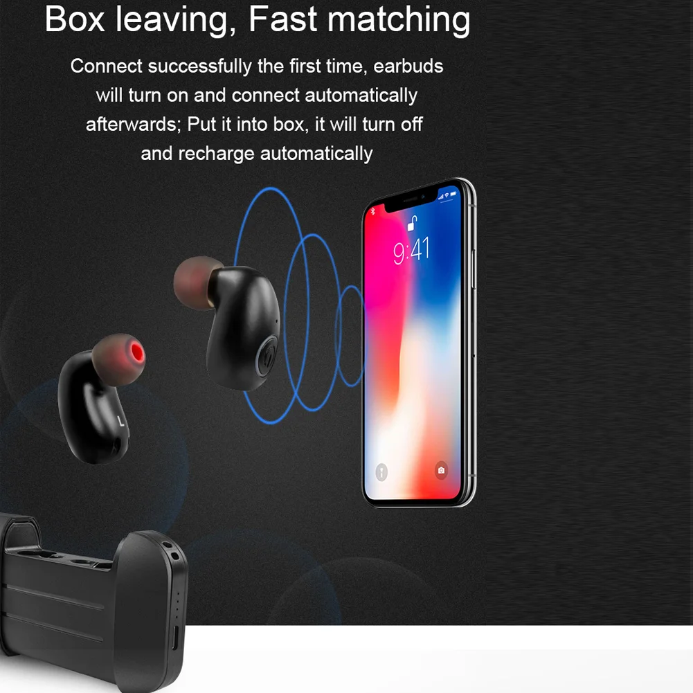 B5 TWS Magnetic Binaural True Wireless Bluetooth Earphone With Charging Bin 2600mAh Power Bank Bluetoo Earbuds 
B5 TWS Magnetic Binaural True Wireless Bluetooth Earphone With Charging Bin 2600mAh Power Bank Bluetoo Earbuds