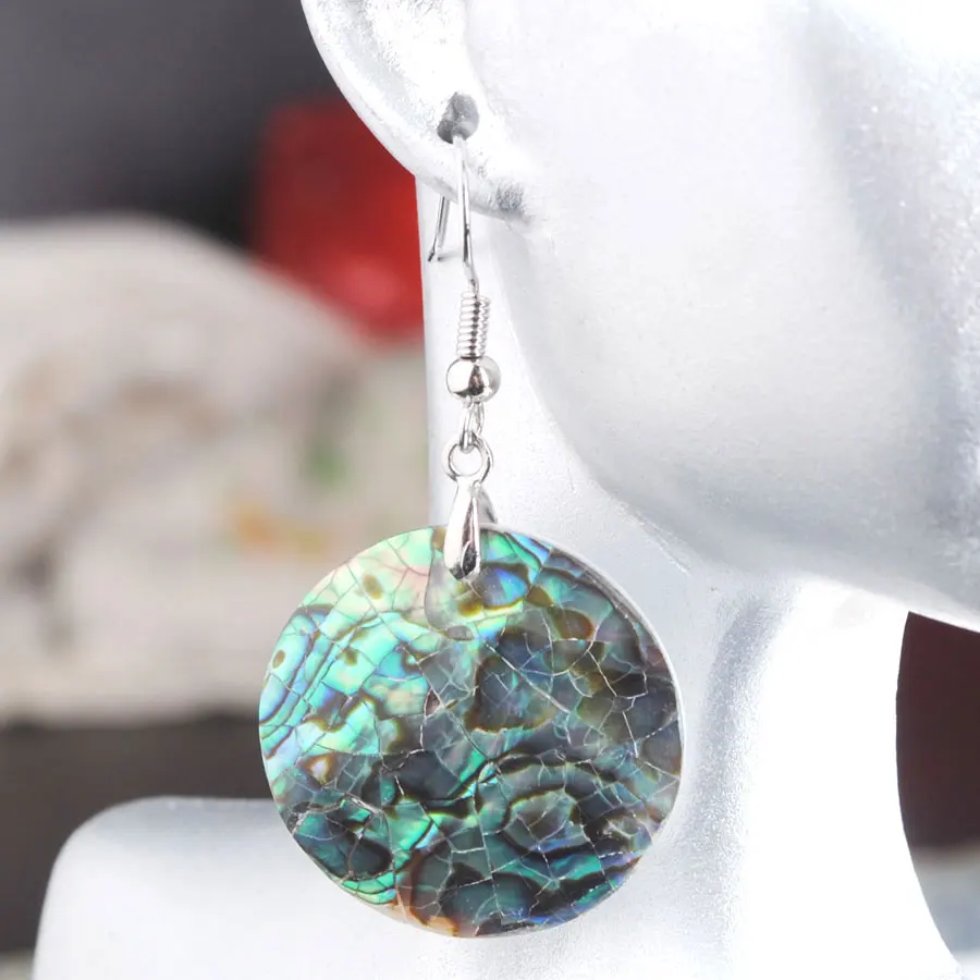 WOJIAER New Zealand Abalone Shell Unique Drop Earrings Flat Round Dangle Beads Jewelry Women Accessories Gifts Hot Sale PV9007
WOJIAER New Zealand Abalone Shell Unique Drop Earrings Flat Round Dangle Beads Jewelry Women Accessories Gifts Hot Sale PV9007