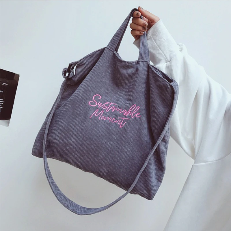 Corduroy Tote Bag for Women 2021 Fashion Shopper Designer Handbags Large Capacity Solid Color Embroidered Shoulder Crossbody Bag
Corduroy Tote Bag for Women 2021 Fashion Shopper Designer Handbags Large Capacity Solid Color Embroidered Shoulder Crossbody Bag