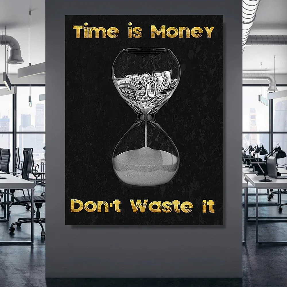 Nordic Canvas Art Prints Picture Time Is Money Wall Poster Modern Home Bedroom Decoration Painting
Nordic Canvas Art Prints Picture Time Is Money Wall Poster Modern Home Bedroom Decoration Painting