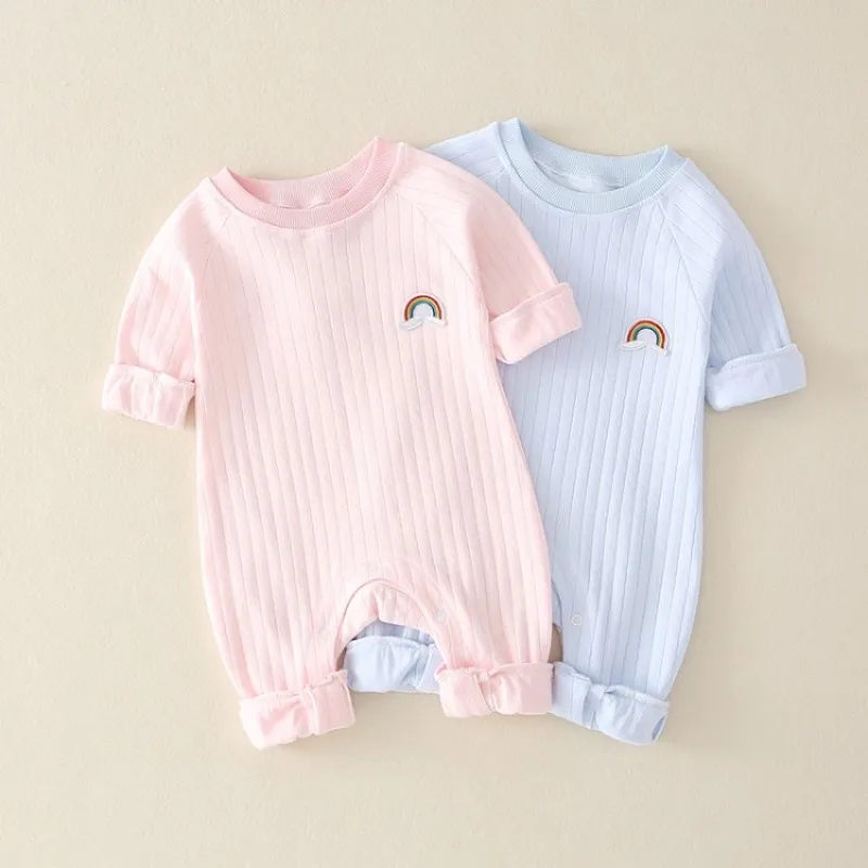 Newborn Infant Kid Baby Boy Girls Long Sleeve Romper Jumpsuit Clothes Outfits Warm Pure Color Cute Lovely Rainbow Clothing
Newborn Infant Kid Baby Boy Girls Long Sleeve Romper Jumpsuit Clothes Outfits Warm Pure Color Cute Lovely Rainbow Clothing