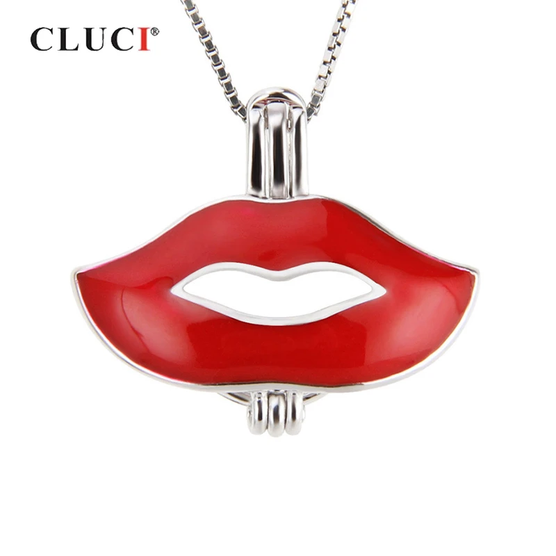 CLUCI 925 Sterling Silver Flame Red Lips Pendant for Women Fashion Jewelry Silver 925 Wish Pearl Locket Gift Jewelry SC230SB
CLUCI 925 Sterling Silver Flame Red Lips Pendant for Women Fashion Jewelry Silver 925 Wish Pearl Locket Gift Jewelry SC230SB