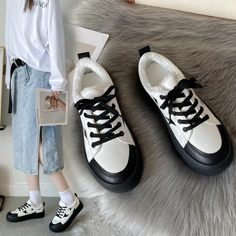 Net celebrity cow casual shoes women plus cotton 2021 new winter warm furry sports shoes student flat shoes
Net celebrity cow casual shoes women plus cotton 2021 new winter warm furry sports shoes student flat shoes