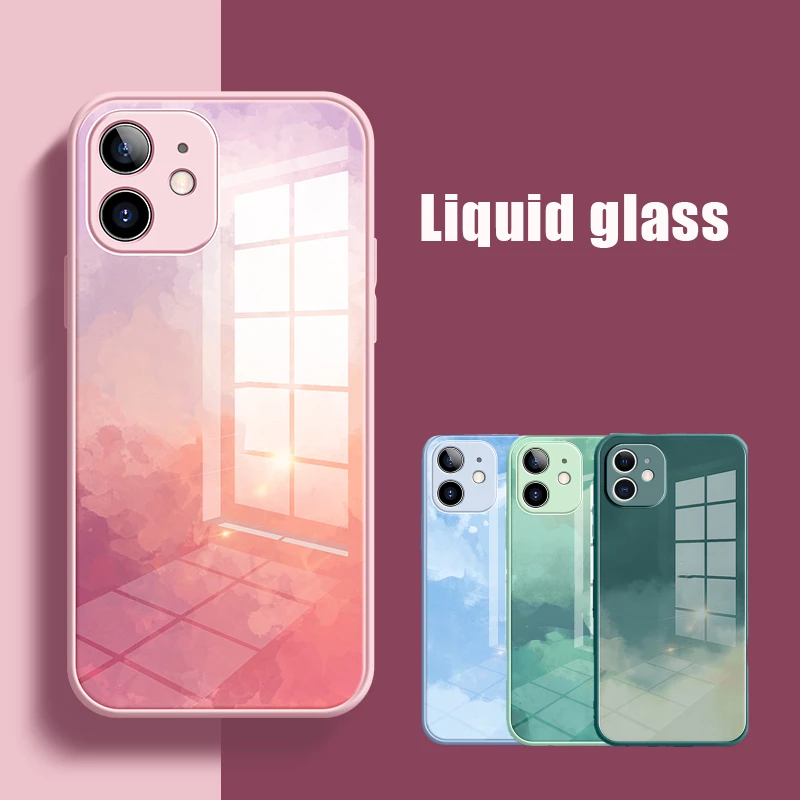 Liquid Glass Silicone Case for iPhone 13 Pro Max 13Pro 13Mini Full Protective Cover Painting Pattern Case Lens Camera Protector
Liquid Glass Silicone Case for iPhone 13 Pro Max 13Pro 13Mini Full Protective Cover Painting Pattern Case Lens Camera Protector