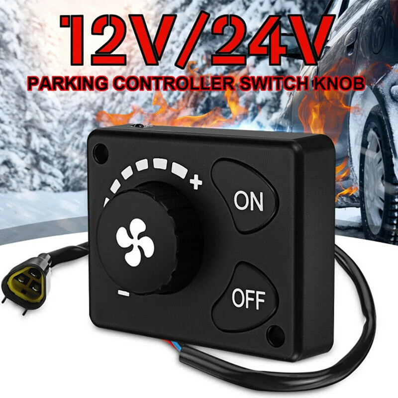12V/24V Parking Heater Controller Switch Knob for Car Truck Air Heaxod Heater Parking Remote Controller
12V/24V Parking Heater Controller Switch Knob for Car Truck Air Heaxod Heater Parking Remote Controller