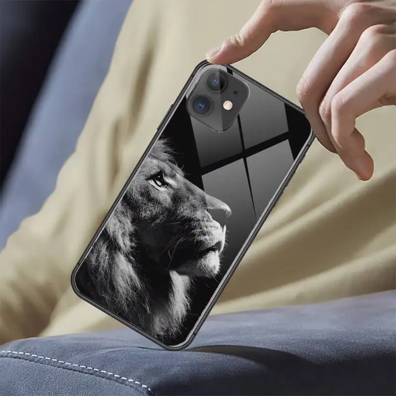 Tiger Leopard Lion Phone Cases Tempered glass For iphone 5C 6 6S 7 8 plus X XS XR 11 PRO MAX
Tiger Leopard Lion Phone Cases Tempered glass For iphone 5C 6 6S 7 8 plus X XS XR 11 PRO MAX
