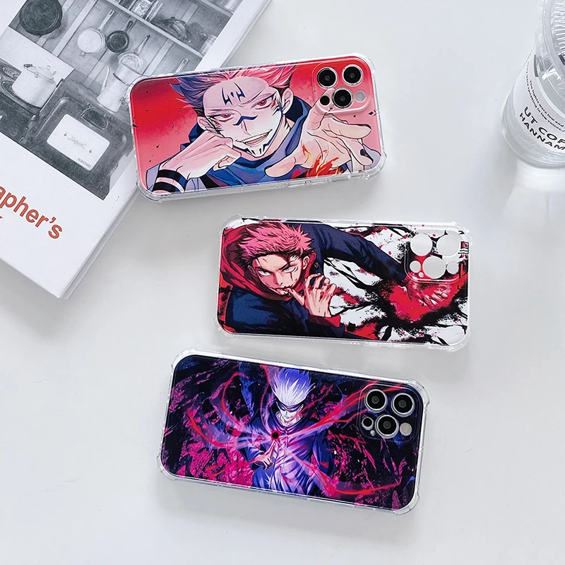 Anime Japan Jujutsu Kaisen Gojo Satoru Phone Case for Iphone 12 11 Pro XS Max XR SE2 6s 7 8 Plus Shockproof Soft TPU Cover Coque
Anime Japan Jujutsu Kaisen Gojo Satoru Phone Case for Iphone 12 11 Pro XS Max XR SE2 6s 7 8 Plus Shockproof Soft TPU Cover Coque