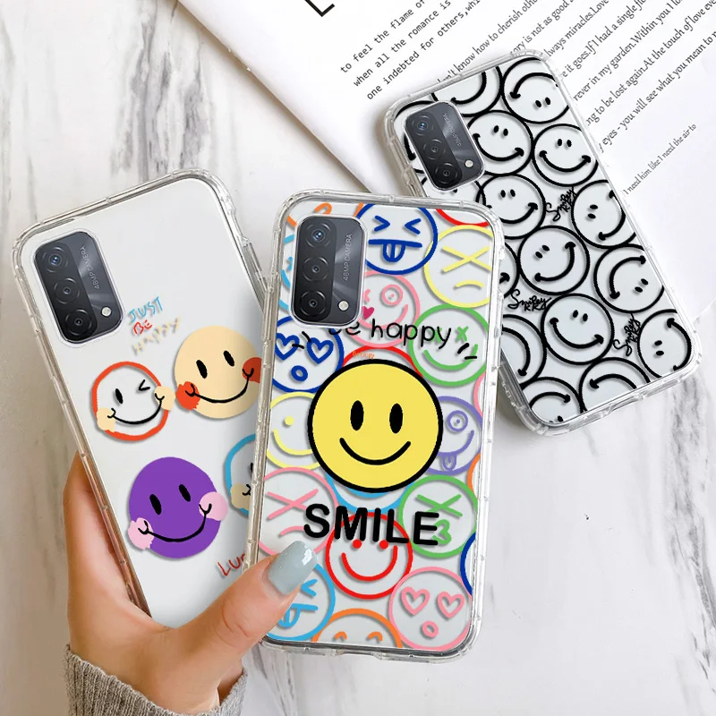 OPPO A74 Case For OPPO A53S A54 A15 A52 A72 A92 A37 A31 A93 A94 A95 5G A3S A5S F5 F7 F11 Pro A9 2020 Case Soft Cute Smile Covers 
OPPO A74 Case For OPPO A53S A54 A15 A52 A72 A92 A37 A31 A93 A94 A95 5G A3S A5S F5 F7 F11 Pro A9 2020 Case Soft Cute Smile Covers