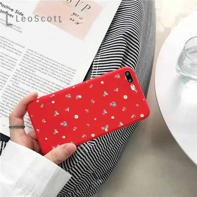 Pink red strawberry cartoon fruit art Phone Case Candy Color for iPhone 11 12 mini pro XS MAX 8 7 6 6S Plus X SE 2020 XR
Pink red strawberry cartoon fruit art Phone Case Candy Color for iPhone 11 12 mini pro XS MAX 8 7 6 6S Plus X SE 2020 XR