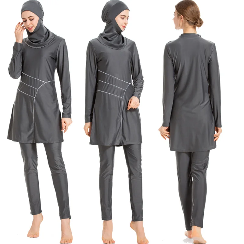 TaoBo 2020 Women Burkinis Islam 2 Piece Islamic Swimsuit Modest Muslim Swimwear Full Cover Long Sleeve Hijab Beachwear Print
TaoBo 2020 Women Burkinis Islam 2 Piece Islamic Swimsuit Modest Muslim Swimwear Full Cover Long Sleeve Hijab Beachwear Print