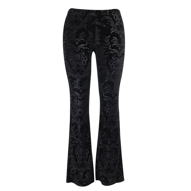 MINGLIUSILI Gothic Wide Leg Pant Women Fashion 2021 Punk Print Flare Pants Streetwear High Waist Black Vintage Trousers Women
MINGLIUSILI Gothic Wide Leg Pant Women Fashion 2021 Punk Print Flare Pants Streetwear High Waist Black Vintage Trousers Women