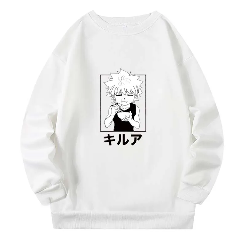 Толстовки с капюшоном Hunter X Hunter для мужчин и женщин, Свитшот в стиле японского аниме, уличная одежда в стиле Харадзюку, унисекс
Толстовки с капюшоном Hunter X Hunter для мужчин и женщин, Свитшот в стиле японского аниме, уличная одежда в стиле Харадзюку, унисекс