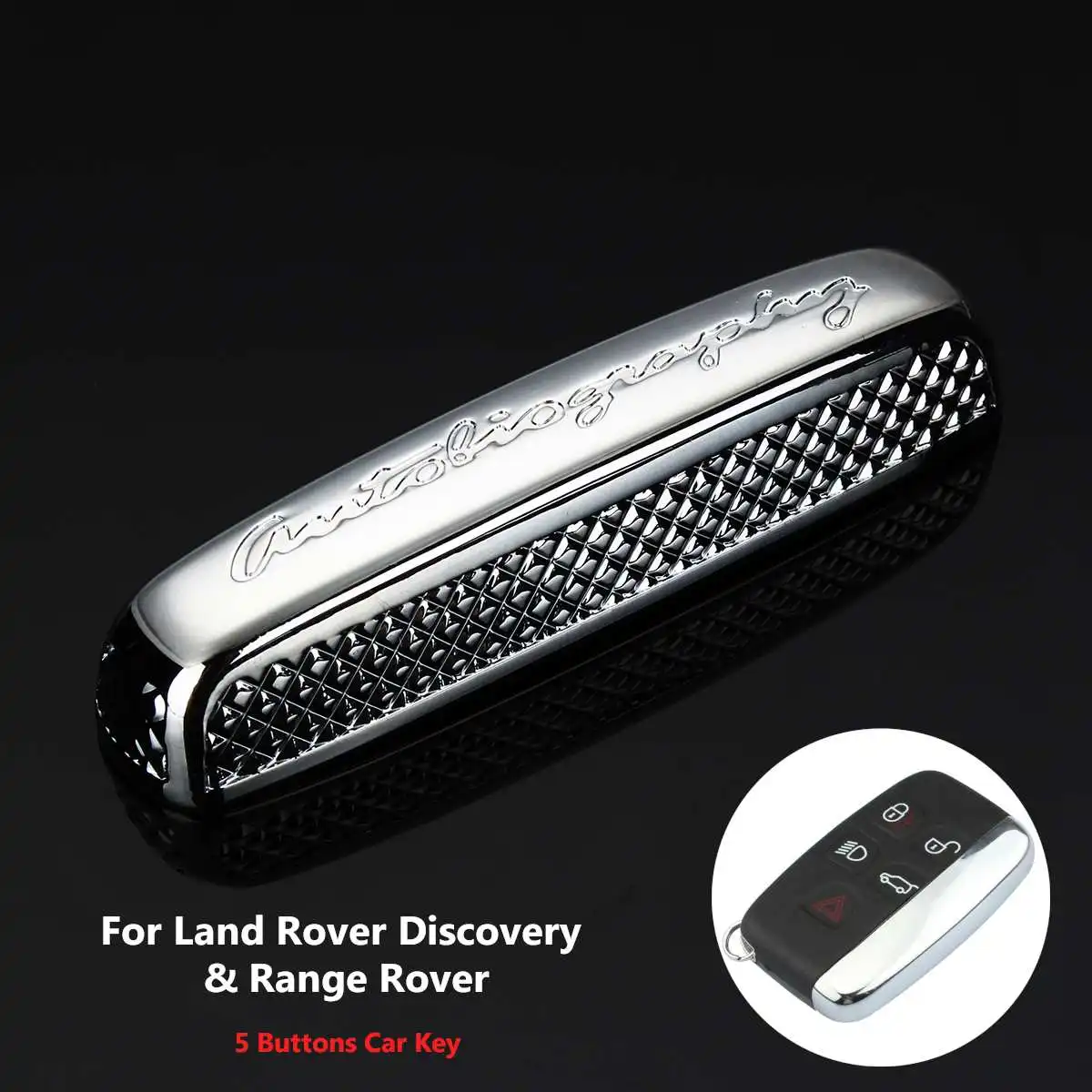 Чехол для автомобильного смарт-ключа с 5 кнопками, чехол для дистанционного ключа Range Rover для Land Rover Discovery Sport Discovery 4 Freelander 2