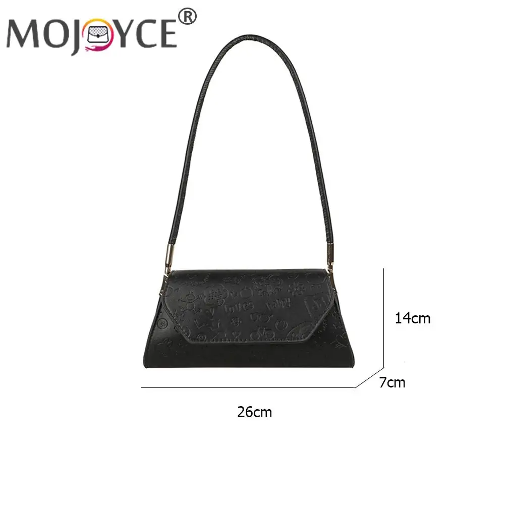 Portable Cartoon Embossing Flap Handbag Fashion Women PU Leather Shoulder Underarm Purse Casual All-match Solid Color Bags
Portable Cartoon Embossing Flap Handbag Fashion Women PU Leather Shoulder Underarm Purse Casual All-match Solid Color Bags